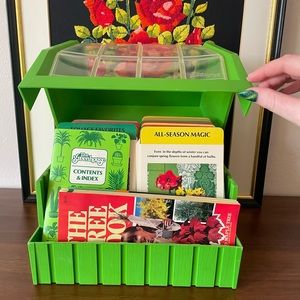 1970s vintage 70s “the greenhouse” plant care guides and reference cards
